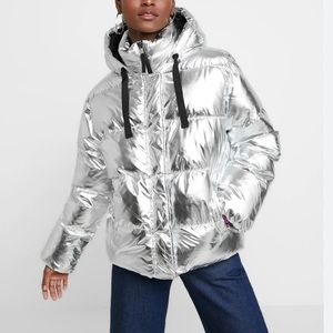 Gap - Metallic puffer coat / Size: XXS / New without tags